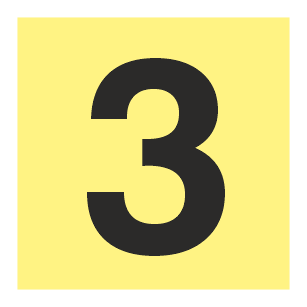 Jälkivalaiseva kerrosnumerokyltti 3