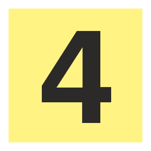 Jälkivalaiseva kerrosnumerokyltti 4