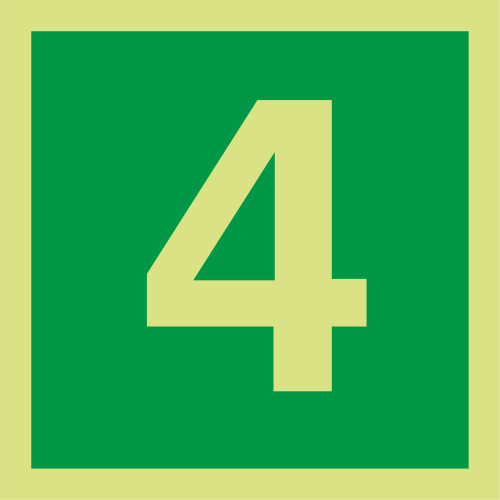 Jälkivalaiseva numerokyltti 4