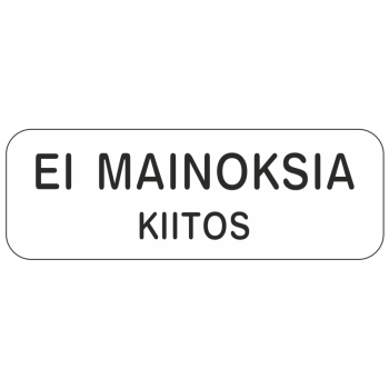 Ei mainoksia kiitos
